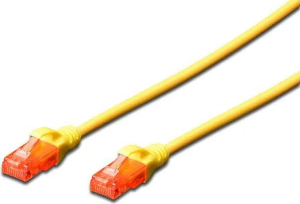 Digitus U/UTP Cat.6 (Gigabit) Καλώδιο Δικτύου Ethernet 1m Κίτρινο DK-1612-010/Y Digitus U/UTP Cat.6 (Gigabit) Καλώδιο Δικτύου Ethernet 1m Κίτρινο DK-1612-010/Y - Image 1