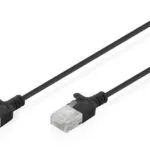 Digitus U/UTP Cat.6 (Gigabit) Καλώδιο Δικτύου Ethernet 5m Μαύρο