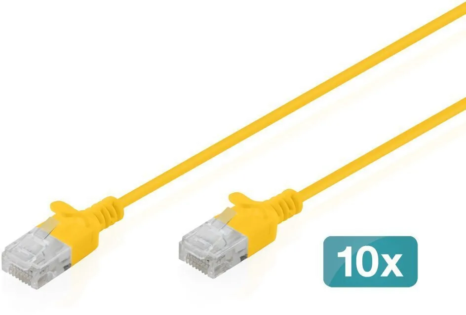 Digitus U/UTP Cat.6 (Gigabit) Καλώδιο Δικτύου Ethernet Κίτρινο Digitus U/UTP Cat.6 (Gigabit) Καλώδιο Δικτύου Ethernet Κίτρινο - Image 1