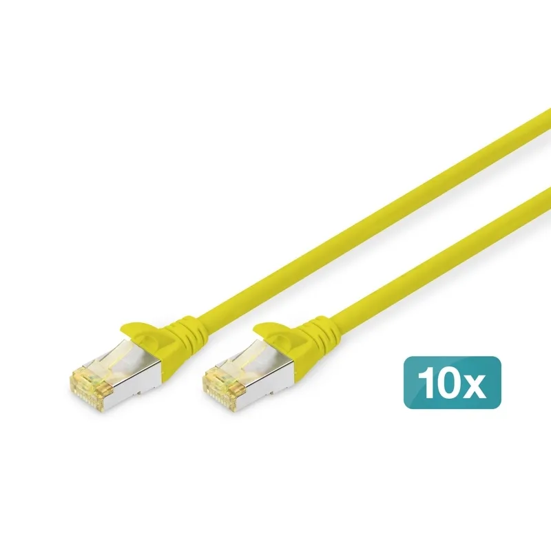 Digitus U/UTP Cat.6a (Gigabit) Καλώδιο Δικτύου Ethernet 2m Κίτρινο 10τμχ DK-1644-A-020-Y-10 Digitus U/UTP Cat.6a (Gigabit) Καλώδιο Δικτύου Ethernet 2m Κίτρινο 10τμχ DK-1644-A-020-Y-10 - Image 1