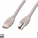 Digitus USB 2.0 Cable USB-A male - USB-B male 1.8m (AK-300102-018-E)