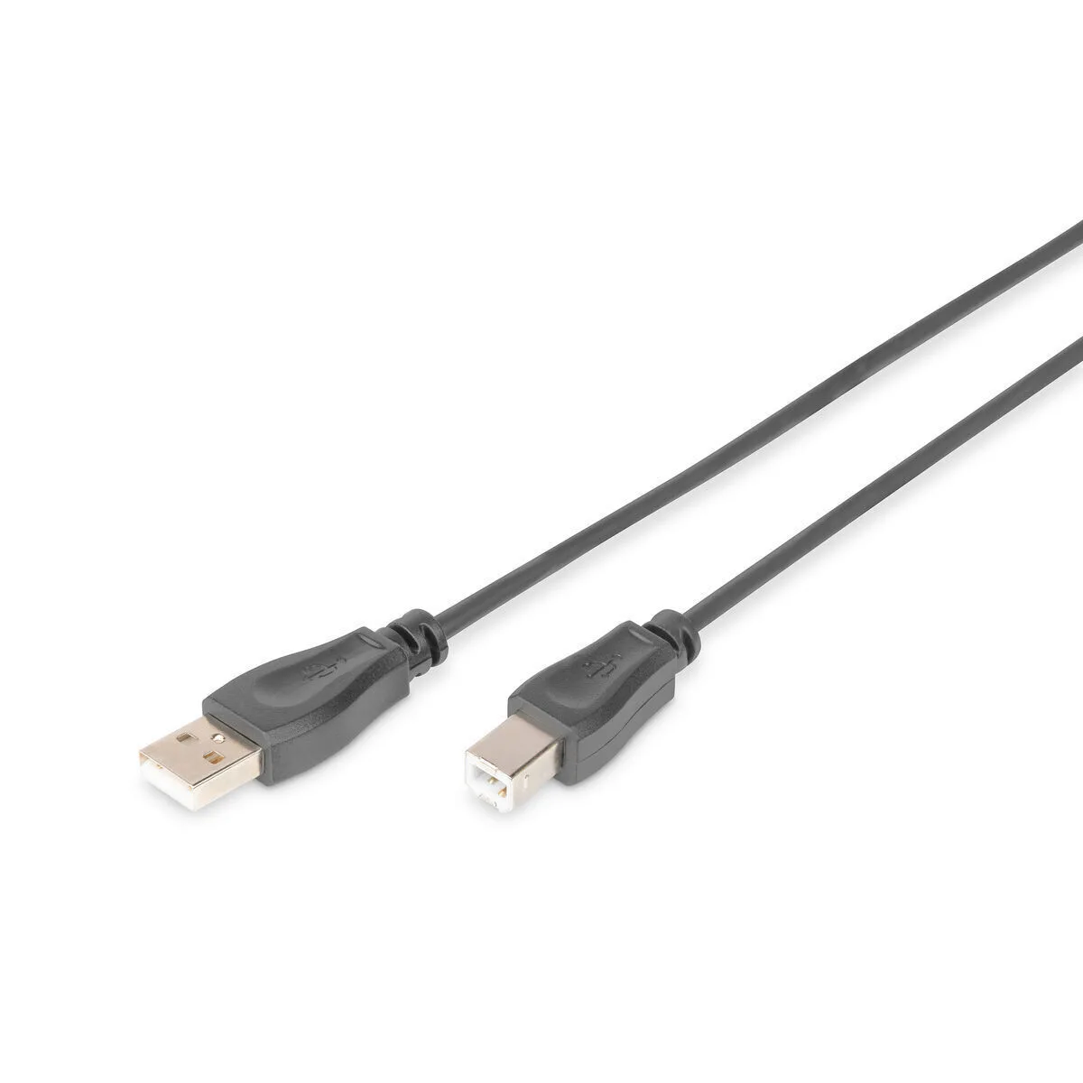 Digitus USB 2.0 Cable USB-A male - USB-B male Μαύρο 0.5m AK-300105-005-S Digitus USB 2.0 Cable USB-A male - USB-B male Μαύρο 0.5m AK-300105-005-S - Image 1