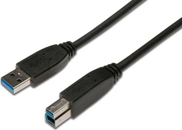 Digitus USB 3.0 Cable USB-A male - USB-B male 1.8m (AK-300115-018-S) Digitus USB 3.0 Cable USB-A male - USB-B male 1.8m (AK-300115-018-S) - Image 1