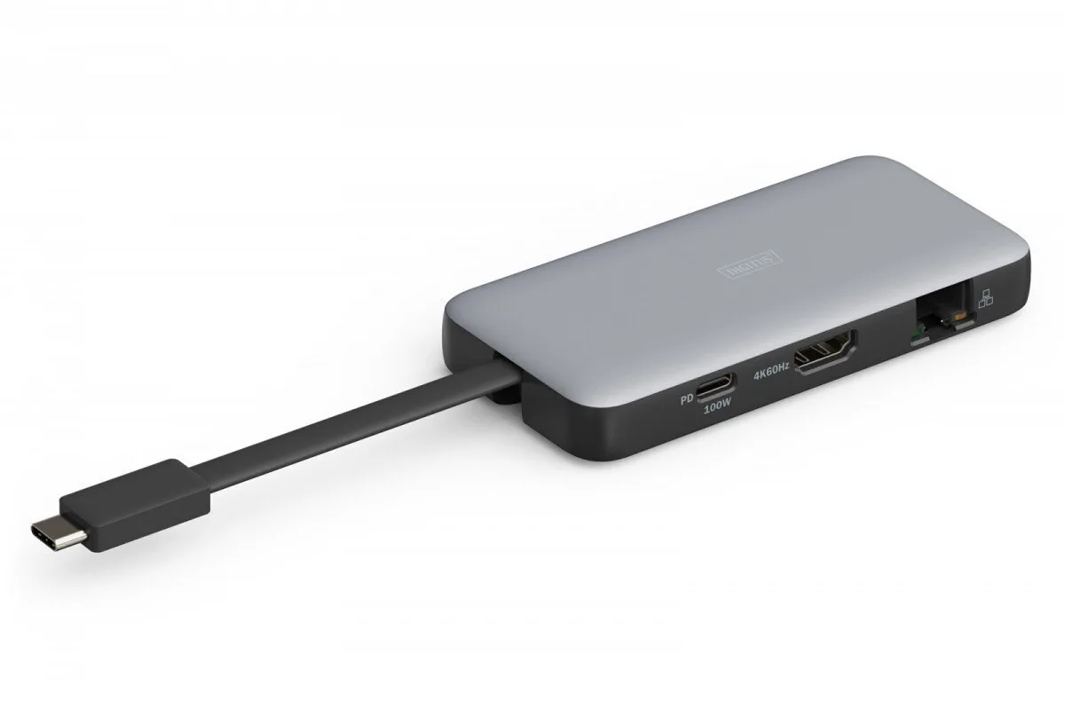 Digitus USB-C Docking Station με HDMI 4K PD Ethernet Γκρι (DA-70916) Digitus USB-C Docking Station με HDMI 4K PD Ethernet Γκρι (DA-70916) - Image 1