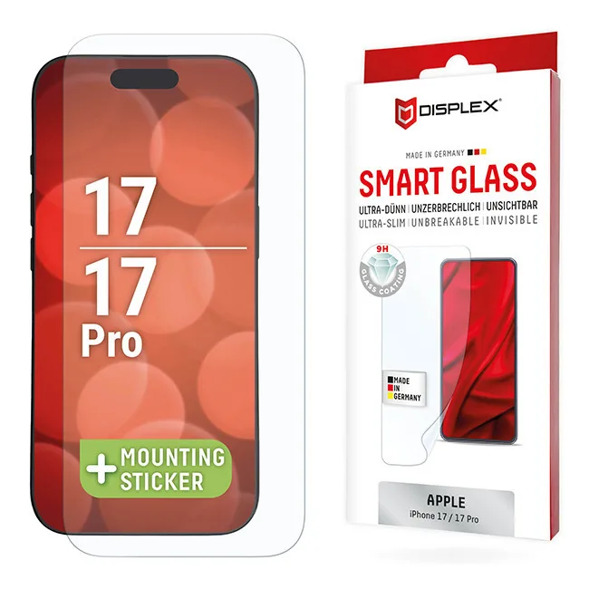 Displex Tempered Glass (Apple Iphone 17/17 Pro) 02169 Displex Tempered Glass (Apple Iphone 17/17 Pro) 02169 - Image 1