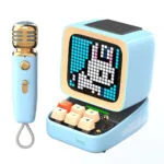 Divoom Ηχείο Karaoke με Ασύρματο Μικρόφωνο και Εφέ Φωτισμού 338034 Μπλε