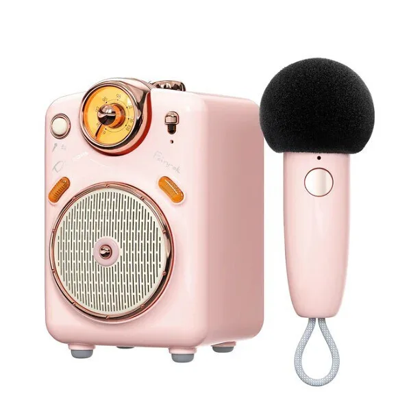 Divoom Μικρόφωνο Karaoke Ασύρματο Ροζ Divoom Μικρόφωνο Karaoke Ασύρματο Ροζ - Image 1