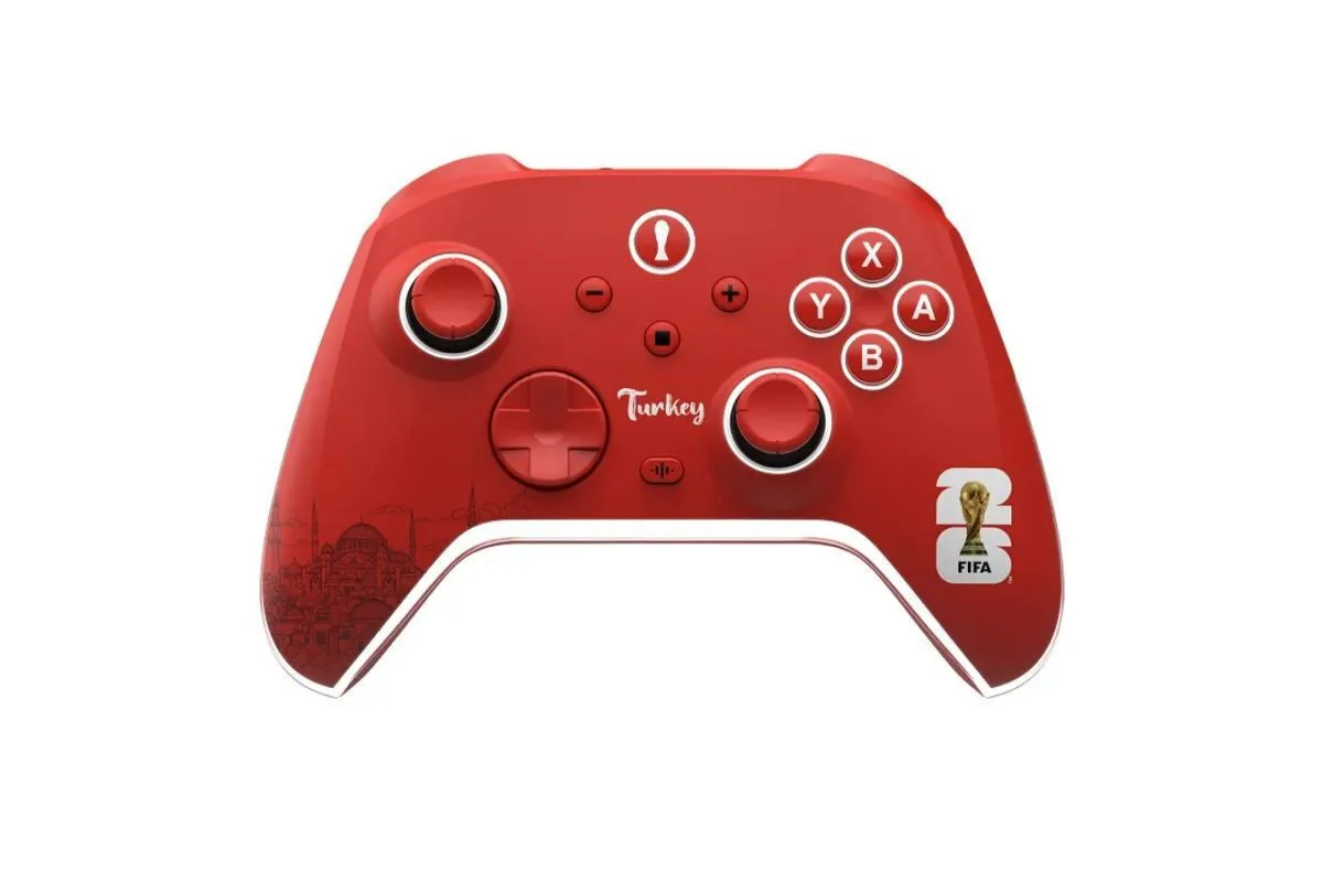 Dragonshock AURORA+ Ασύρματο Gamepad με Hall Effect Sticks για Android / PC / Switch / iOS FIFA WC 26 Turkey Dragonshock AURORA+ Ασύρματο Gamepad με Hall Effect Sticks για Android / PC / Switch / iOS FIFA WC 26 Turkey - Image 1