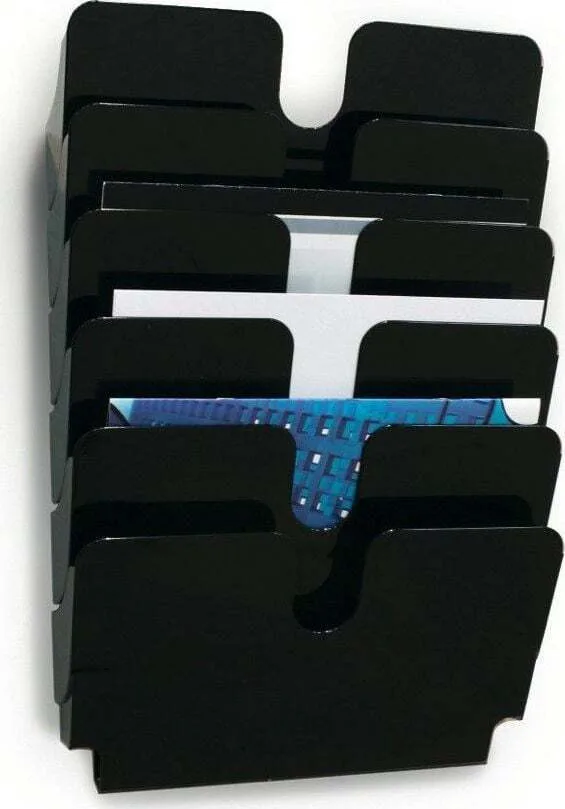 Durable Black Horizontal A4 Document Holder Flexiplus 6 Durable Durable Black Horizontal A4 Document Holder Flexiplus 6 Durable - Image 1