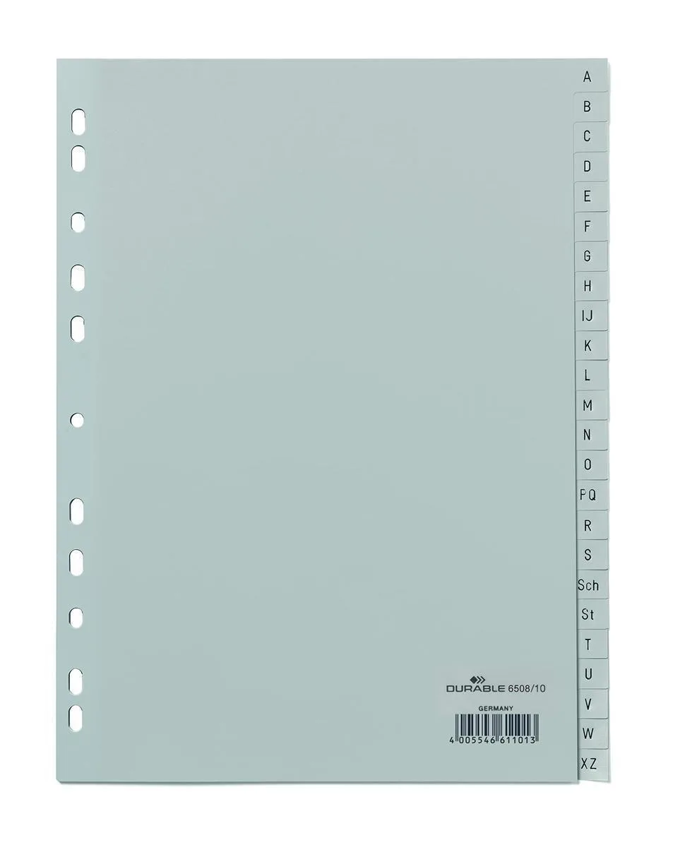 Durable Πλαστικά Ευρετήρια για Έγγραφα A4 650810 Durable Πλαστικά Ευρετήρια για Έγγραφα A4 650810 - Image 1