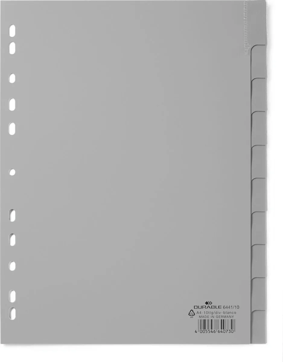Durable Χαρτόνι 10 Φύλλα Γκρι Durable Χαρτόνι 10 Φύλλα Γκρι - Image 1