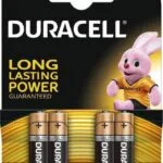 Duracell Αλκαλικές Μπαταρίες AAA 1.5V 4τμχ