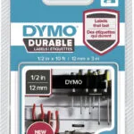 Dymo 1978365 Ταινία Ετικετογράφου 3m x 12mm σε Μαύρο Χρώμα 1978365 Συμβατή με Dymo D1