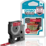 Dymo 1978366 Ταινία Ετικετογράφου 3m x 12mm σε Κόκκινο Χρώμα Συμβατή με Dymo D1, Dymo Rhino/IND