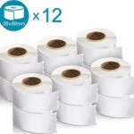 Dymo 2093091 2093091 130 Αυτοκόλλητες Ετικέτες σε Ρολό για Εκτυπωτή Ετικετών 89x28mm 12τμχ
