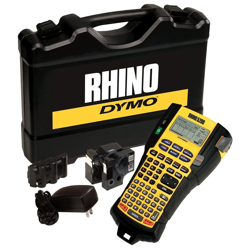 Dymo Rhino 5200 Ηλεκτρονικός Ετικετογράφος Χειρός σε Κίτρινο Χρώμα S0841390 Dymo Rhino 5200 Ηλεκτρονικός Ετικετογράφος Χειρός σε Κίτρινο Χρώμα S0841390 - Image 1