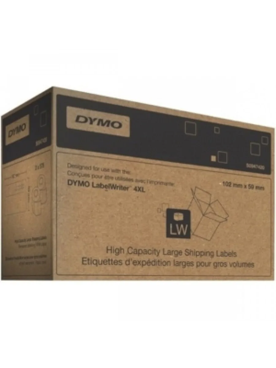 Dymo S0947420 575 Αυτοκόλλητες Ετικέτες σε Ρολό για Εκτυπωτή Ετικετών 102x58mm 2τμχ Dymo S0947420 575 Αυτοκόλλητες Ετικέτες σε Ρολό για Εκτυπωτή Ετικετών 102x58mm 2τμχ - Image 1