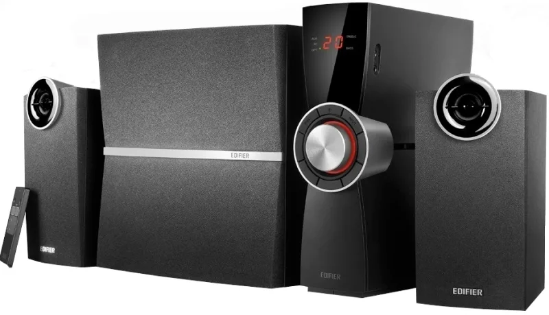 Edifier C2XD Ηχεία Υπολογιστή 2.1 με Ισχύ 53W σε Μαύρο Χρώμα Edifier C2XD Ηχεία Υπολογιστή 2.1 με Ισχύ 53W σε Μαύρο Χρώμα - Image 1