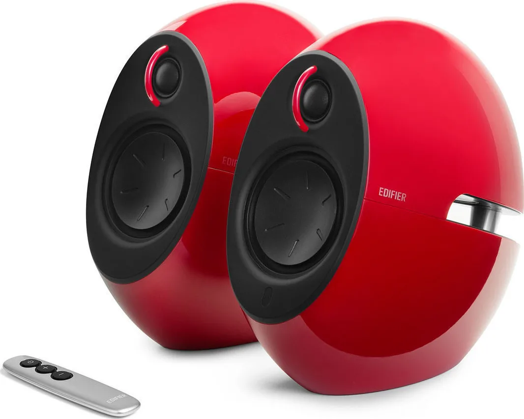 Edifier e25HD Luna HD Αυτοενισχυόμενα Ηχεία με Wi-Fi & Bluetooth 74W (Ζεύγος) Κόκκινα Edifier e25HD Luna HD Αυτοενισχυόμενα Ηχεία με Wi-Fi & Bluetooth 74W (Ζεύγος) Κόκκινα - Image 1