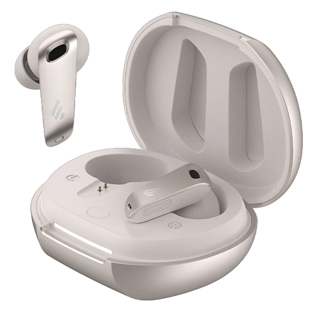 Edifier NeoBuds Plus Bluetooth Handsfree Ακουστικά με Αντοχή στον Ιδρώτα και Θήκη Φόρτισης Starlight Edifier NeoBuds Plus Bluetooth Handsfree Ακουστικά με Αντοχή στον Ιδρώτα και Θήκη Φόρτισης Starlight - Image 1