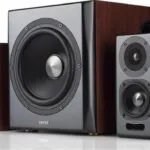 Edifier S350DB Ηχεία Υπολογιστή 2.1 με Ισχύ 150W σε Καφέ Χρώμα