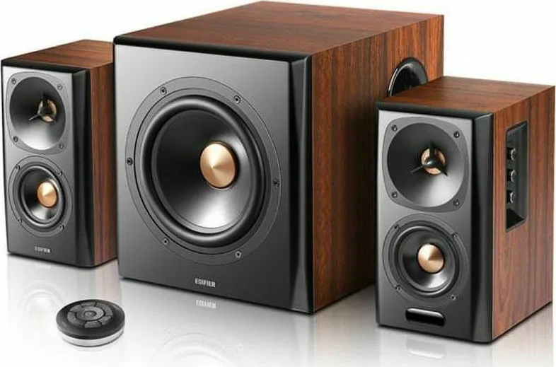Edifier S360DB Ασύρματα Ηχεία Υπολογιστή 2.1 με Bluetooth και Ισχύ 150W σε Καφέ Χρώμα Edifier S360DB Ασύρματα Ηχεία Υπολογιστή 2.1 με Bluetooth και Ισχύ 150W σε Καφέ Χρώμα - Image 1