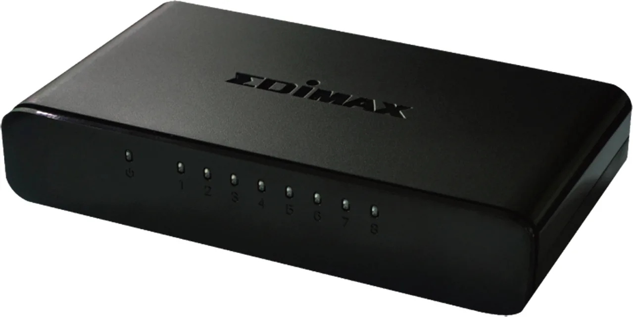 Edimax ES-3308P v1 Unmanaged L2 Switch με 8 Θύρες Ethernet Edimax ES-3308P v1 Unmanaged L2 Switch με 8 Θύρες Ethernet - Image 1