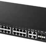 Edimax GS-5424PLC v3 Unmanaged L2 PoE+ Switch με 24 Θύρες Gigabit (1Gbps) Ethernet και 4 SFP Θύρες