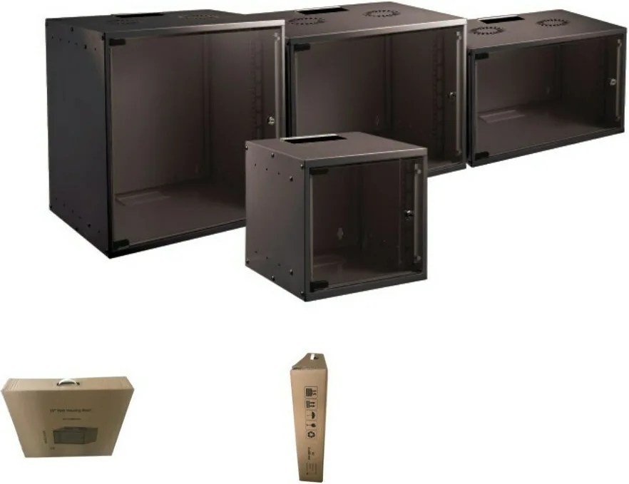 EFB Επιτοίχια Καμπίνα Rack 12U Ασυναρμολόγητη 60x60x53.6cm Μαύρο WGB-1912TS.60 EFB Επιτοίχια Καμπίνα Rack 12U Ασυναρμολόγητη 60x60x53.6cm Μαύρο WGB-1912TS.60 - Image 1