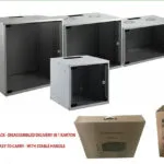 EFB Επιτοίχια Καμπίνα Rack 9U Ασυναρμολόγητη 54x45x40cm Λευκό WGB-1909GR.45