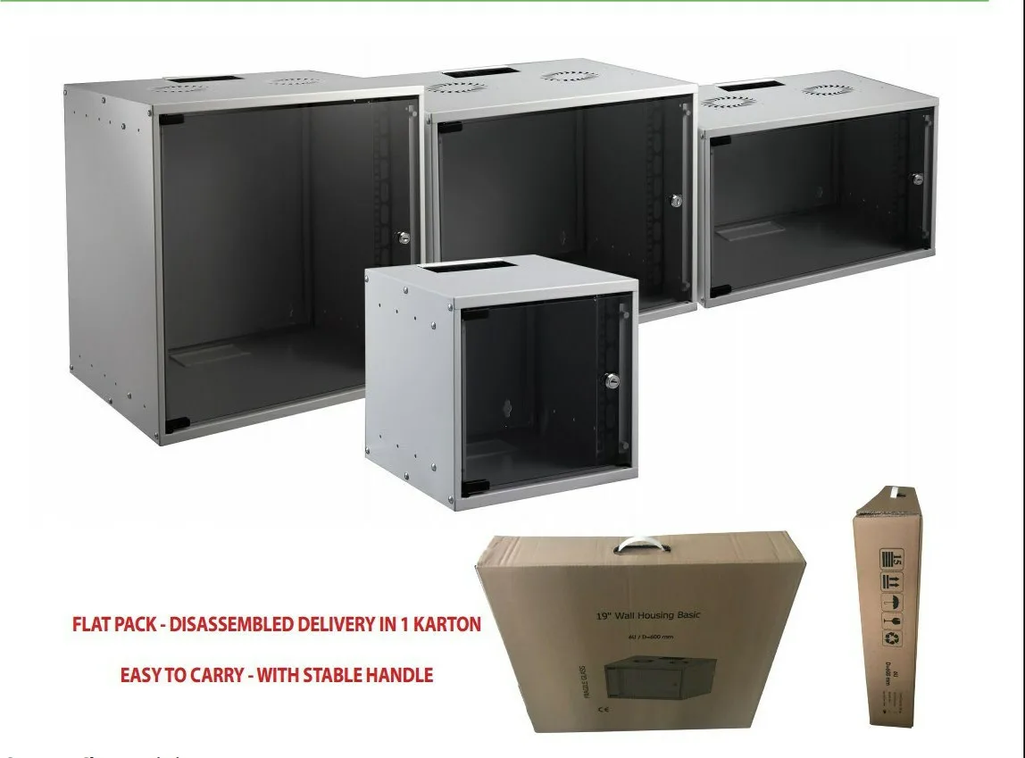 EFB Επιτοίχια Καμπίνα Rack 9U Ασυναρμολόγητη 54x45x40cm Λευκό WGB-1909GR.45 EFB Επιτοίχια Καμπίνα Rack 9U Ασυναρμολόγητη 54x45x40cm Λευκό WGB-1909GR.45 - Image 1
