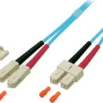 EFB Καλώδιο Οπτικής Ίνας SC-SC 0.5m Τιρκουάζ O7413.0.5