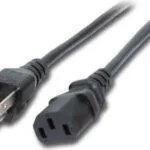 EFB IEC C13 - IEC C13 Cable 1.8m Μαύρο