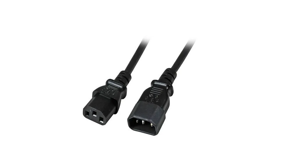 EFB IEC C14 / IEC C13 - IEC C14 / IEC C13 Cable 1m Μαύρο EK503.1 EFB IEC C14 / IEC C13 - IEC C14 / IEC C13 Cable 1m Μαύρο EK503.1 - Image 1