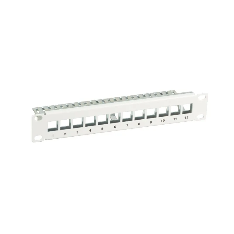 EFB Patch Panel Keystone για Rack 1U 10" 12 Θυρών Λευκό 691826TS EFB Patch Panel Keystone για Rack 1U 10" 12 Θυρών Λευκό 691826TS - Image 1
