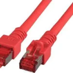 EFB S/FTP Cat.6 (Gigabit) Καλώδιο Δικτύου Ethernet 0.5m Κόκκινο K5512.0,5