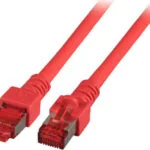 EFB S/FTP Cat.6 (Gigabit) Καλώδιο Δικτύου Ethernet 25m Κόκκινο K5512.25