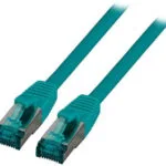 EFB S/FTP Cat.6a (Gigabit) Καλώδιο Δικτύου Ethernet 15m Πράσινο MK6001.15GR