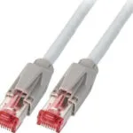 EFB S/FTP Cat.6a (Gigabit) Καλώδιο Δικτύου Ethernet 7.5m Γκρι