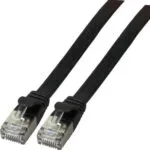 EFB U/FTP (STP) Cat.6a (Gigabit) Καλώδιο Δικτύου Ethernet 0.5m Μαύρο K5547SW.0