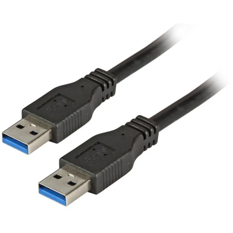 EFB USB 2.0 Cable USB-A male - USB-A male Μαύρο 1m K5210SW.1 EFB USB 2.0 Cable USB-A male - USB-A male Μαύρο 1m K5210SW.1 - Image 1
