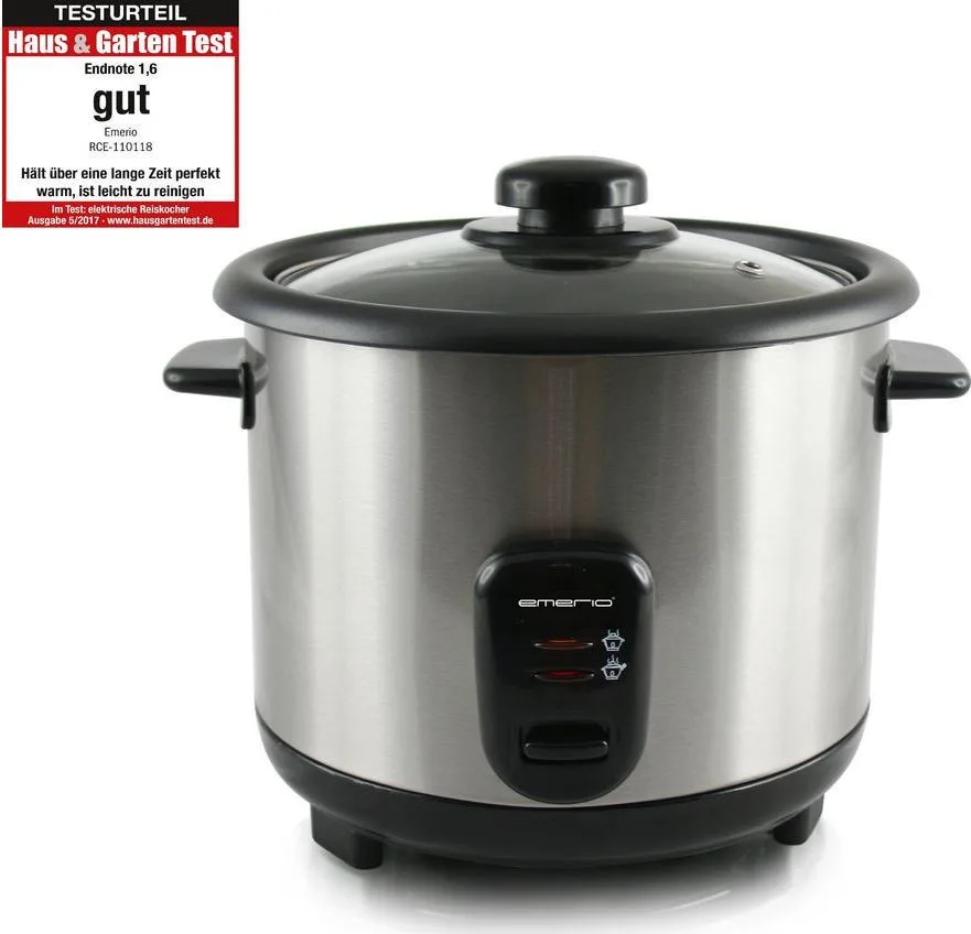Emerio Rice Cooker 500W με Χωρητικότητα 1.5lt RCE-110118 Emerio Rice Cooker 500W με Χωρητικότητα 1.5lt RCE-110118 - Image 1