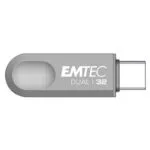 Emtec C280 32GB USB 3.2 Stick με σύνδεση USB-A & USB-C Καφέ
