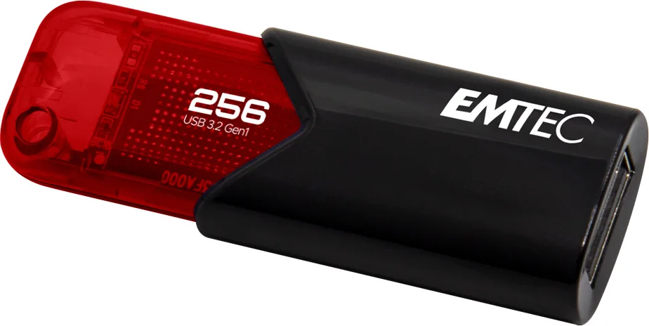Emtec Click Easy 256GB USB 3.2 Stick Κόκκινο Emtec Click Easy 256GB USB 3.2 Stick Κόκκινο - Image 1