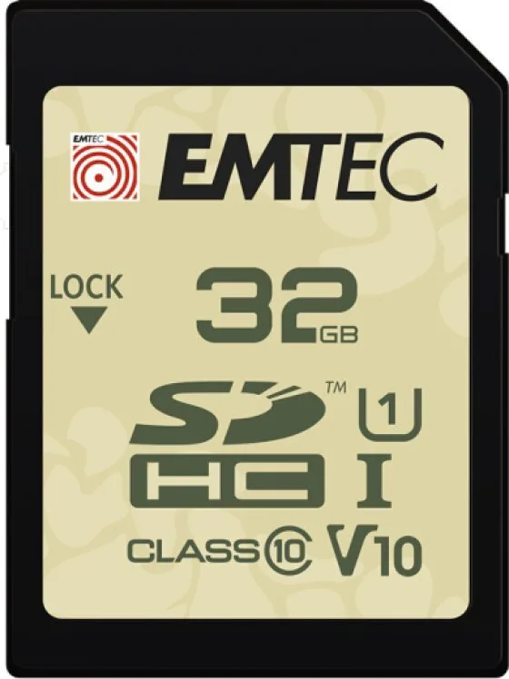 Emtec microSDHC 32GB U1 V10 UHS-I 100MB/s Emtec microSDHC 32GB U1 V10 UHS-I 100MB/s - Image 1