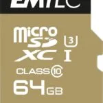 Emtec Speedin microSDXC 64GB U3 UHS-I 95MB/s με αντάπτορα