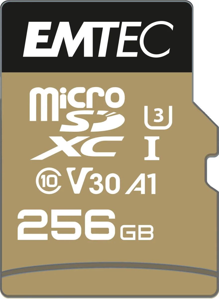 Emtec Speedin Pro microSDXC 256GB U3 V30 A1 UHS-I Emtec Speedin Pro microSDXC 256GB U3 V30 A1 UHS-I - Image 1