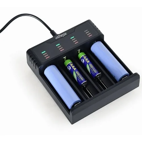 Energenie BC-USB-02 USB Φορτιστής 4 Μπαταριών Li-ion/Ni-Cd/Ni-MH Μεγέθους AA/AAA/18650 Energenie BC-USB-02 USB Φορτιστής 4 Μπαταριών Li-ion/Ni-Cd/Ni-MH Μεγέθους AA/AAA/18650 - Image 1