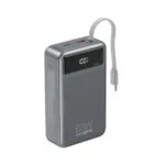 Energenie Fast Power Bank 20000mAh 65W με Θύρα USB-A και Θύρα USB-C Power Delivery / Quick Charge 3.0 Μαύρο