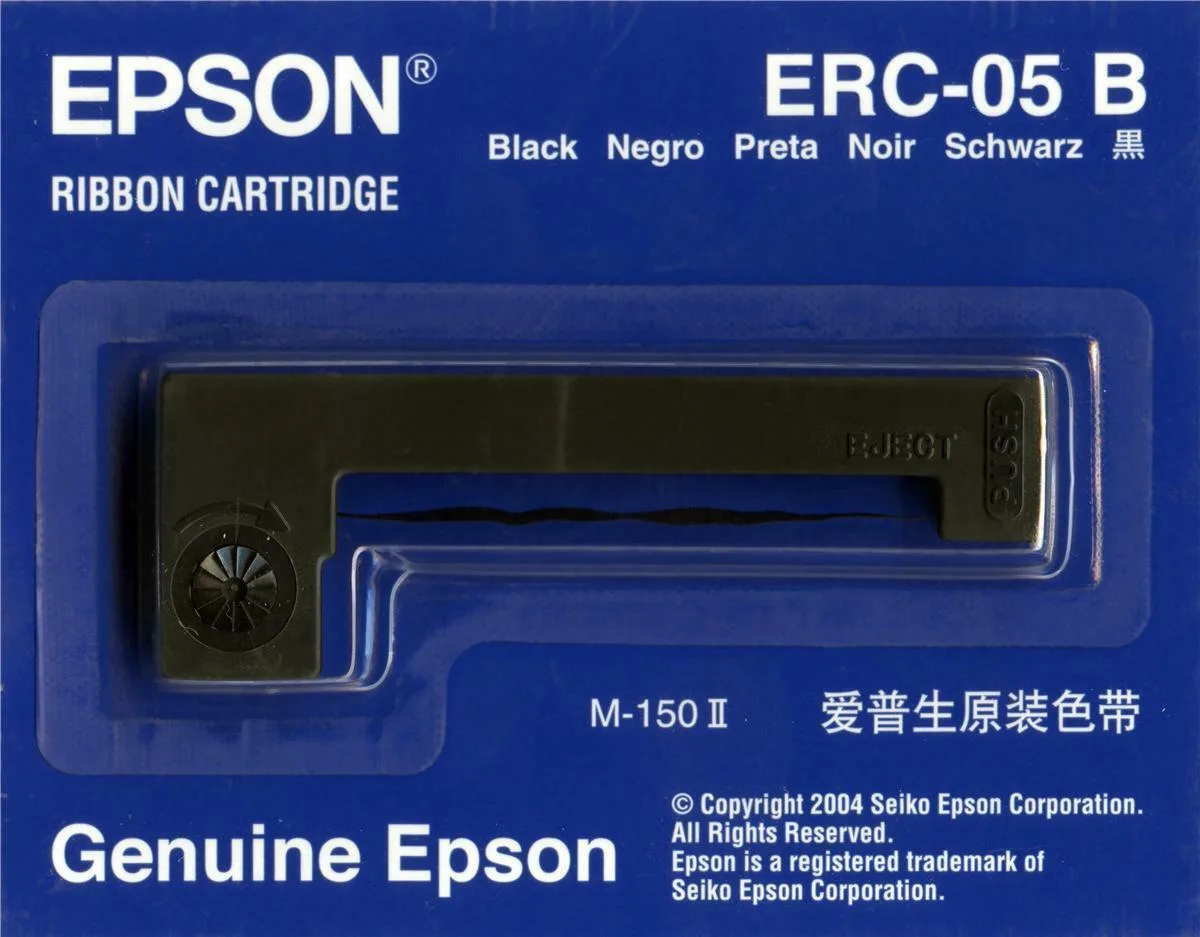 Epson ERC-05 B Γνήσια Μελανοταινία M-150, M-150II 1τμχ (C43S015352) Epson ERC-05 B Γνήσια Μελανοταινία M-150, M-150II 1τμχ (C43S015352) - Image 1